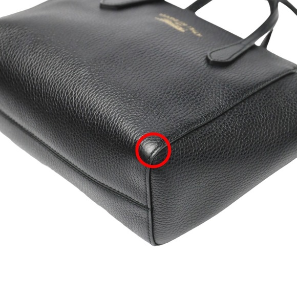 GUCCI Leather Swink 368827 Black Tote Bag - Picture 7 of 16